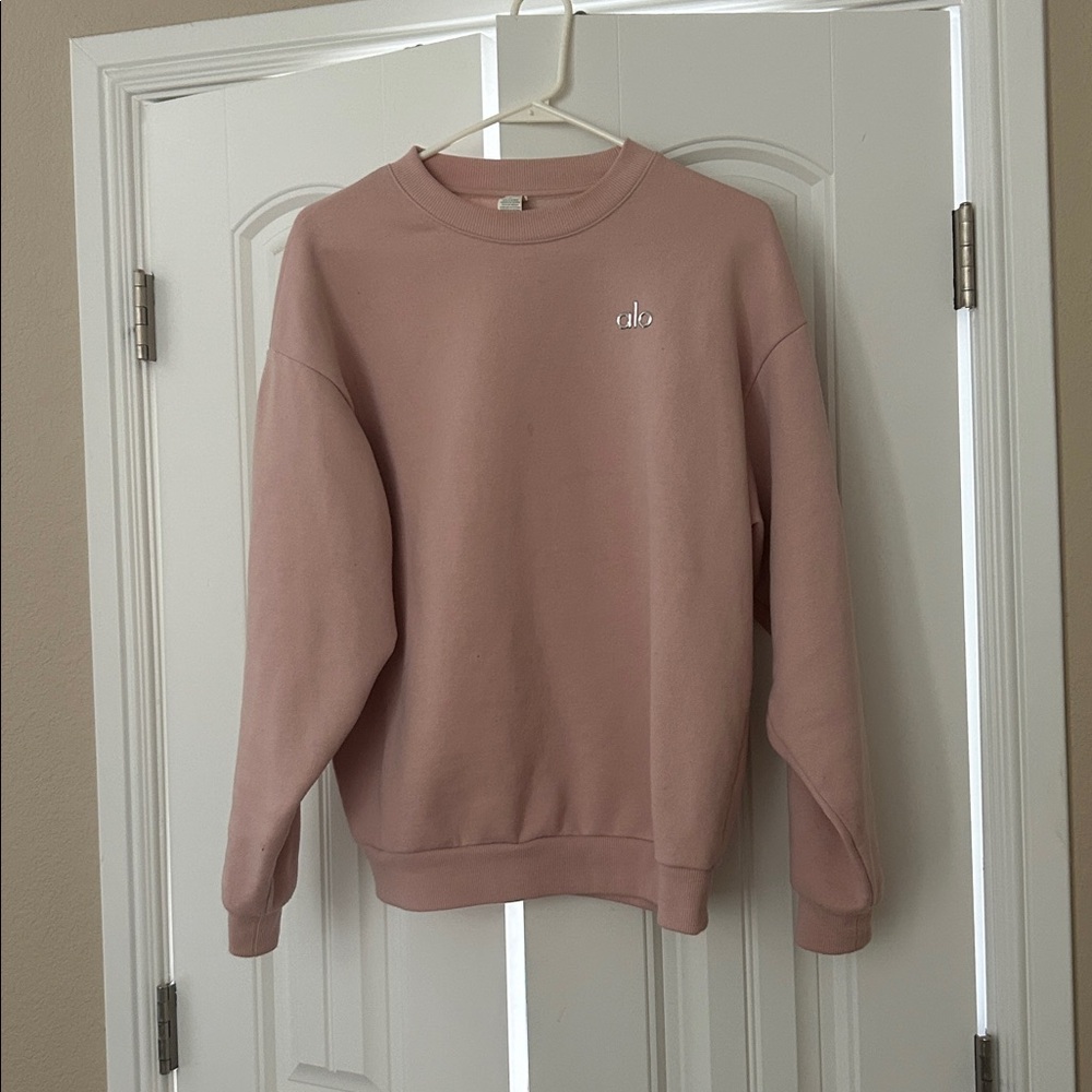 ALO Accolade Crew Neck Pink Quartz
